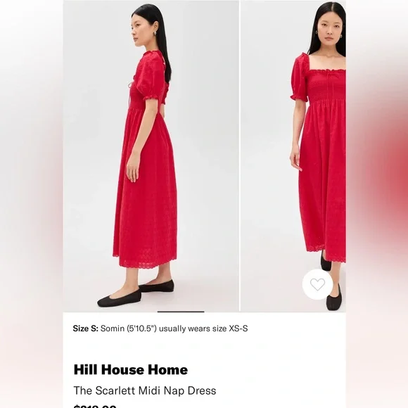 Hill House Scarlett Midi Nap Dress - Picture 5 of 5